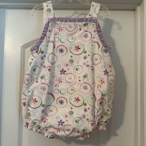 Whimsical Seersucker Sunsuit Size 2